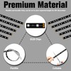 PESIC 10x DC12V 30cm 15 SMD LED Car Truck Flexible