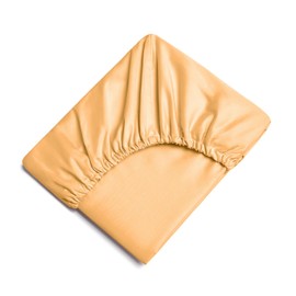 Oxford Homeware Ochre Double Fitted Sheet -100% Brushed Microfibre 1800 Easy Care 25 cm Deep Double Bed Sheets - Shrinkage and Fade Resistance