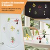 Flintronic 8pcs Mini Vase Fridge Magnets, 3D Tiny Bud Vases,