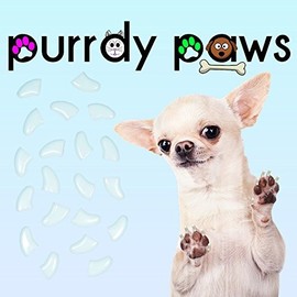 Purrdy Paws Soft Nail Caps for Dog Claws Pearl XXL