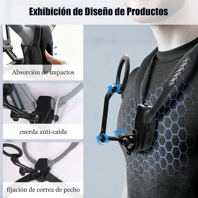 Soporte magnético para Cuello para teléfonos, Soporte de cuello para