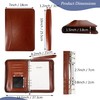 GraduatePro Clipboard Folder A5 with Lid Zip Leather Organiser Folder