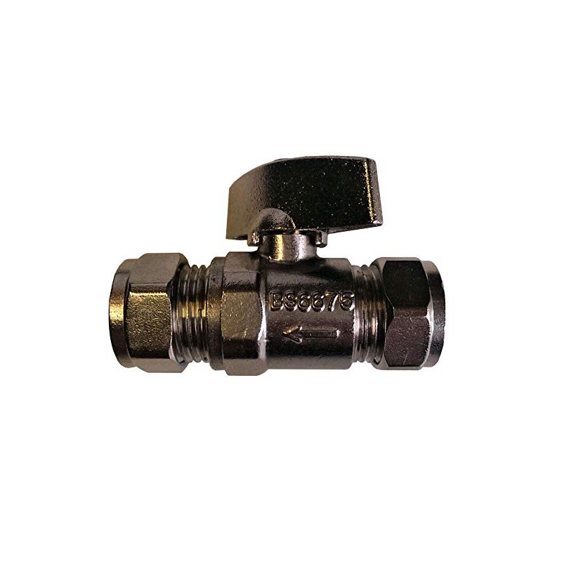 Large Bore 15mm Isolation Valve with Butterfly Handle
