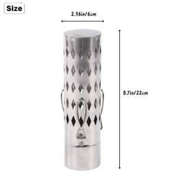 TAISOCA Spark Arrestor 8.7inch*2.36inch Chimney Rain Cap for Wood Stove Pipe Stainless Steel Chimney Caps for Outside