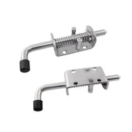 1PC 304 Stainless Steel Spring Loaded Latch, Latch Pin for Shed Door/Garage, Heavy Duty Spring Lock Door Cabinet Hinge (Dia15/32in/12mm; L:6.1in/155mm)