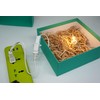 Short Extension Cord 1 Ft, White 2 Prong, 18 AWG