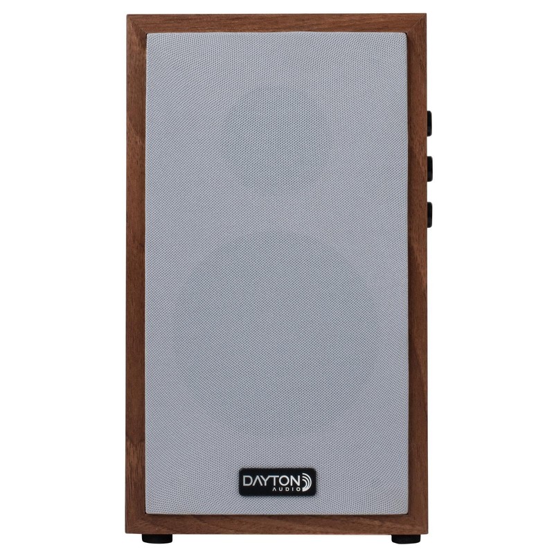 Dayton Audio Classic B40A Powered Bluetooth Bookshelf Speaker Pair Wood