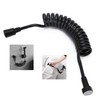 Hose Inlet Pipe 2M Shower Hose Black Flexible Shower Pipe