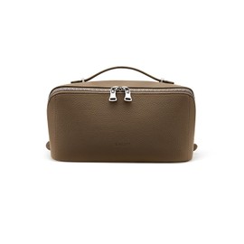 EACHY Makeup Bag,Large Capacity Travel Makeup Bag,Waterproof Portable Open Flat Toiletry Bag Cosmetic Bag with Divider and Handle