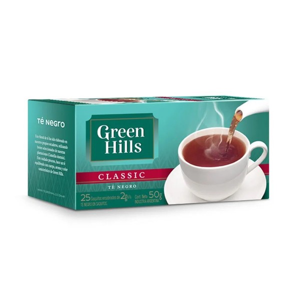 Green Hills Té Classic Tea (box of 25 tea bags)