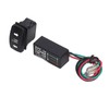 Turn Signal Rocker Switch LED Waterproof Anti Shock 240W Motorcycle