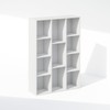 Furinno Reed 11-Cube Open Shelf Clothing & Closet Storage Organization,