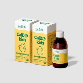 Dr. Line Cald K Kids Children's Liquid Calcium Vitamin 2 units (50 days' supply) / 닥터라인 칼디케이키즈 유소아 액상 칼슘비타민 2개 (50일분)