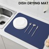 WISELIFE Dish Drying Mat Super Absorbent Drying Mat Large Dish