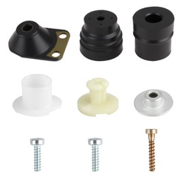 9-Piece Vibration Damper Set for Chainsaw, Rubber Buffer for MS240, MS260, 026, 024, Replacement Parts for Chainsaw, Reduction of Vibration and Noise, Damping Ring and Screws