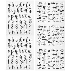 5Pcs Transparent Stamp DIY Journal Scrapbooking 39 Character Lower Case Alphabet Rubber T1768