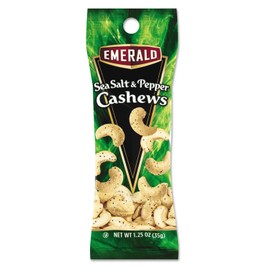 DIAMOND FOODS, INC 93817 Sea Salt and Pepper Cashews, 1.25 oz. Tube Package, 12/Box