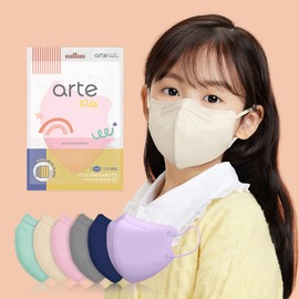 Arte Beak-shaped Disposable Color Mask Small Ivory 50 Sheets / 아르떼 새부리형 일회용 컬러 마스크 소형 아이보리 50매