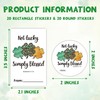St. Patrick's Day Stickers, Irish Blessing Decor Shamrock Stickers, 20