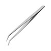 ANEX No.130 Tweezers, Stainless Steel, Soft Type, Curved Tip, 5.9