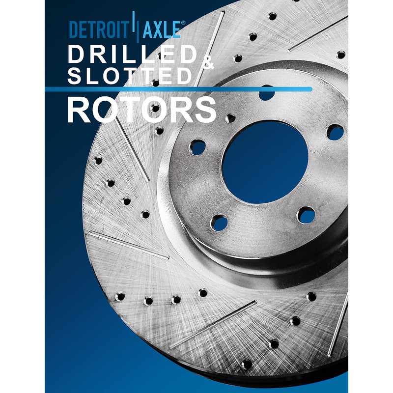 Detroit Axle - Front 2pc Brake Rotors for Acura 05-12