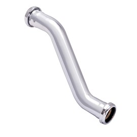 EZ-FLO 1-1/2 Inch x 1-1/2 Inch Heavy-Duty Double Offset with Slip-Joint Connection, Chrome Finish, 35151