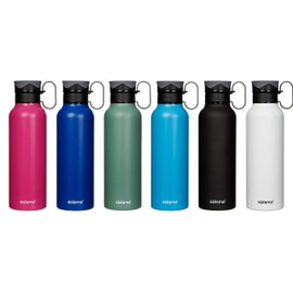 Sistema Stainless Steel Bottle, 600ml. Assorted Colours.