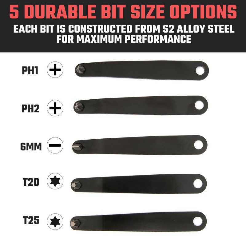 NEIKO 01322A Ultra Low Profile Offset Screwdriver & Torx Set,