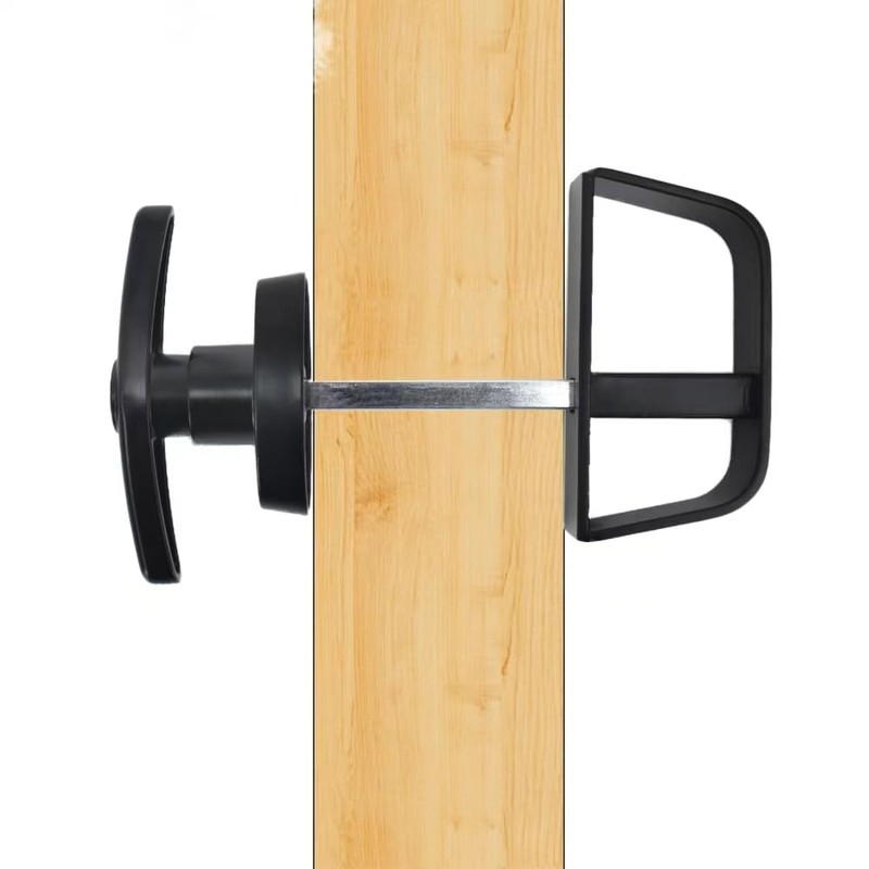 StartFine 5½" T-Handle Shed Door Lock Handle with Lock Keyed