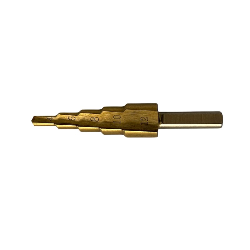 ITS Profitools HSS Step Drill Bit Set 3-Piece Titanium Coated