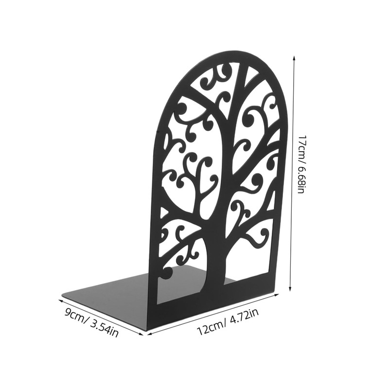 Gatuida 2pcs Tree Shadow Book Stoppers Decorative Desktop Organizer for