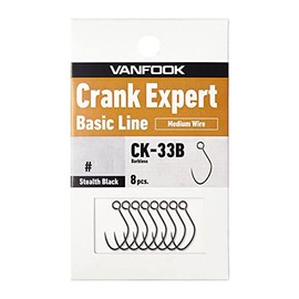 VANFOOK(ヴァンフック) クランクエキスパート ベーシックライン CK-33B 8本入り #4 ステルスブラック