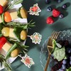 PME Christmas Treats Picks Festive Foliage (Pack of 24) Paper