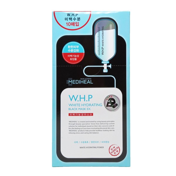 Mediheal WHP Whitening Moisture Black Mask EX 50 sheets /