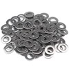 Favordrory M8 Flat Washer, 304 Stainless Steel, 100 PCS (M8