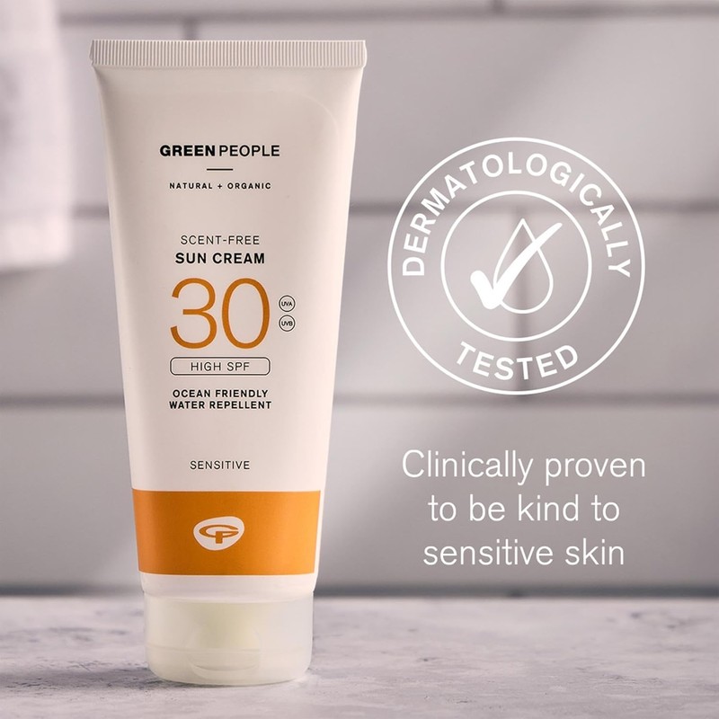 Green People Scent Free Sun Cream SPF30 - Travel Size