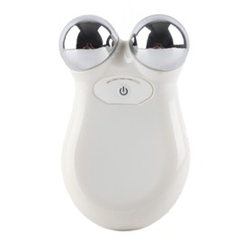 Microcurrent Facial Beauty Machine Skin Lifting Tightening 6 Strength Face Massage Roller White