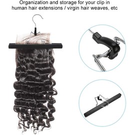 Organización de pelucas Estuche de almacenamiento, Extensiones de cabello Bolsa de aislamiento de ropa Portátil Herramienta de accesorios duraderos para Cosmetólogos Peluquerías(#1)