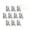 30 Pcs Shelf Clips, Shelf Bracket Clips Adjustable Supports Clip