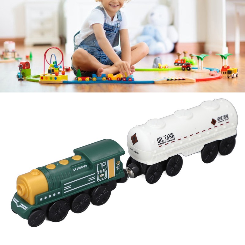 Battery Operated Action Locomotive Toy Vintage Magnetic Connection Powerful Engine