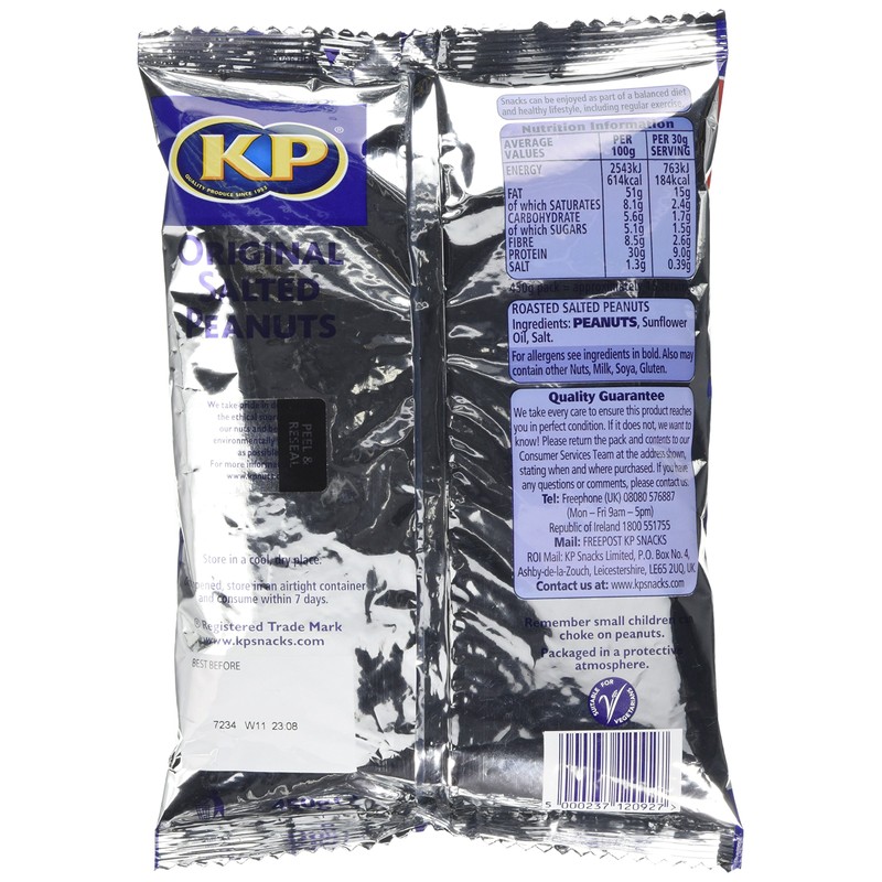 KP Original Salted Peanuts, 450 g
