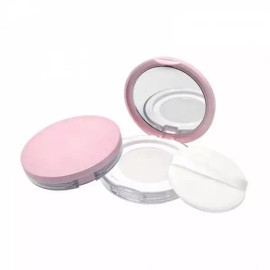 QTDM-1319260284 쿠션 공병 퍼프 케이스 공용기 화장품 소분 만들기 빈통 부자재 선크림 Cushion Bottle Puff Case Universal Cosmetic Dispensing Empty Container Material Sun Cream [Silver]