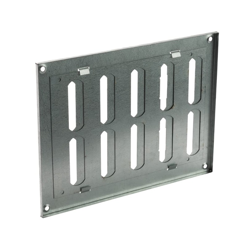 200x150 mm (8x6") Sliding Grille Made of Sheet Steel, galvanised