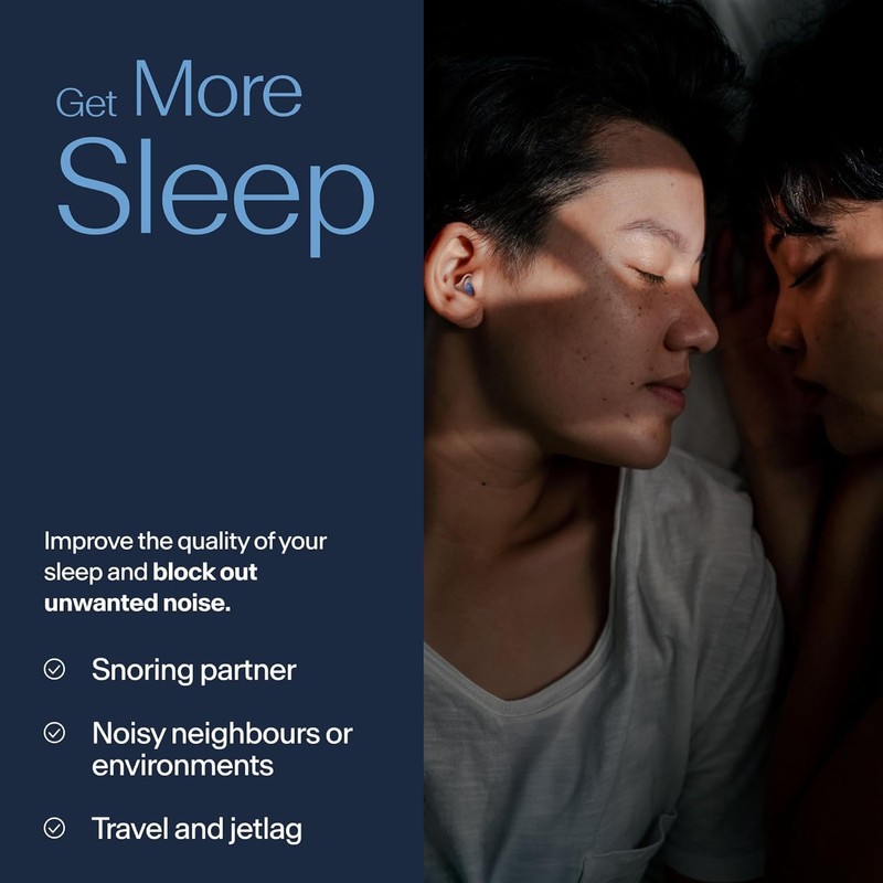 Alpine SleepDeep – Ear Plugs for Sleep - New 3D