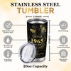 pinvgsbu 60th Birthday Gifts for Women Men, 1965 Birthday Tumbler