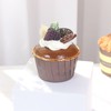 6Pcs Artificial Fake Cupcake Decorative Simulation Cupcake Model for Display