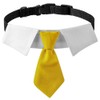 Dog Collar, Soft Polyester Dog Bow Tie with Metal Buckle