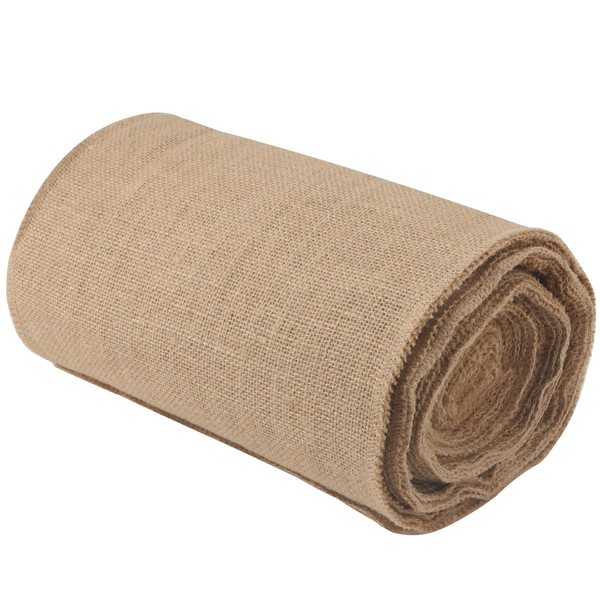 LEXININ 12 Inch x 32 Feet Natural Burlap Fabric Roll,