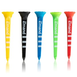 Emand Golf Tee Height Adjustable Graduated Heavy Duty Break-Resistant Easy to Find