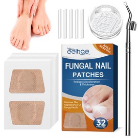 Complete Set for Correcting Ingrown Toenails & Repair Damaged Nails - 50 Smoothing Strips + Nail Lifter + 32 Repair Patches for Strong Nails & Against Discolouration